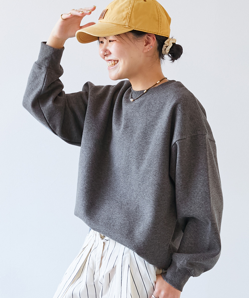 リンクコーデ おそろい トレーナー トップス カラフルスウェット ふっくら裏起毛 無地 大人トレーナー キッズ 子供服 男の子 女の子  デビロック devirock | devirock | 04