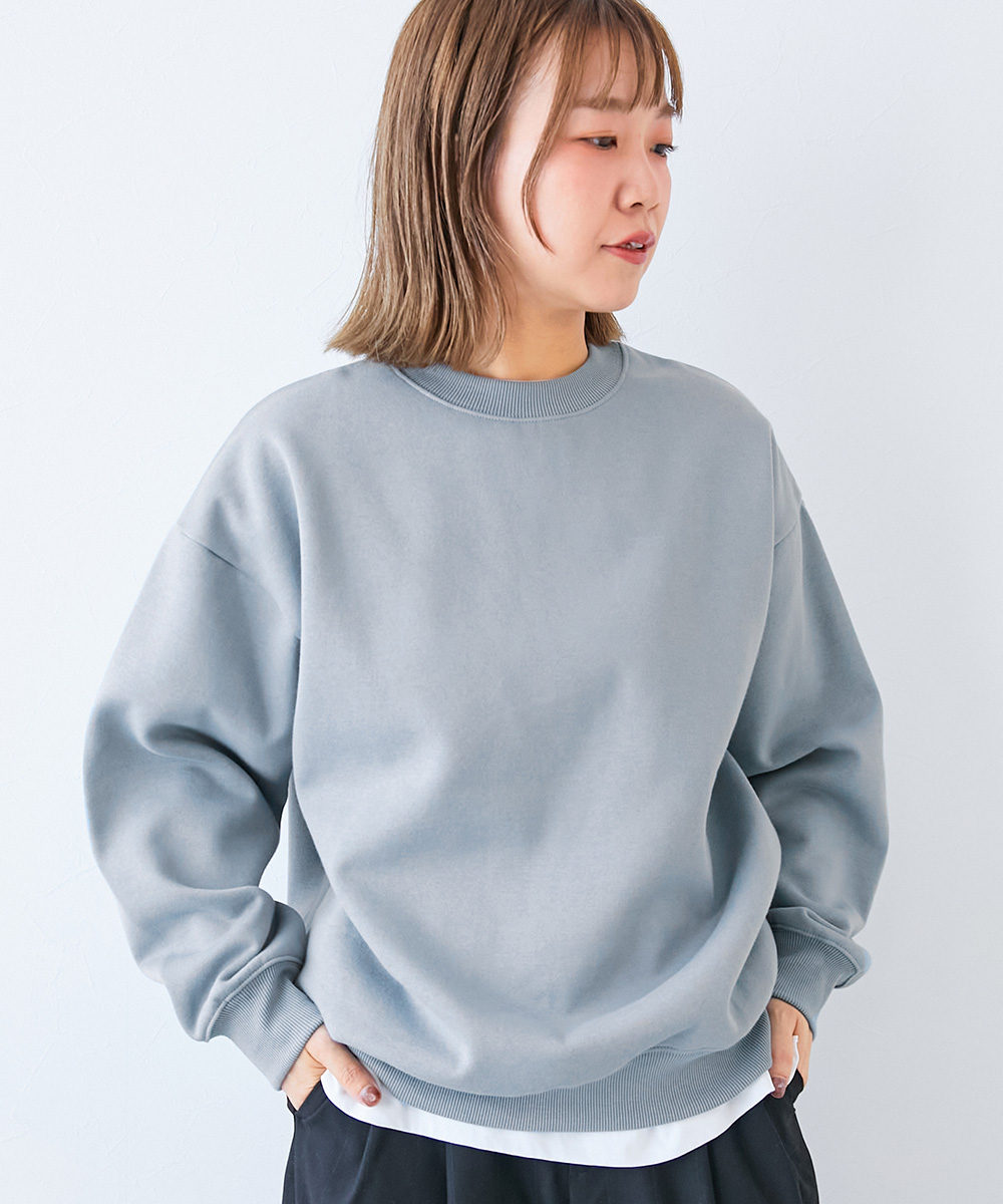 リンクコーデ おそろい トレーナー トップス カラフルスウェット ふっくら裏起毛 無地 大人トレーナー キッズ 子供服 男の子 女の子  デビロック devirock | devirock | 05