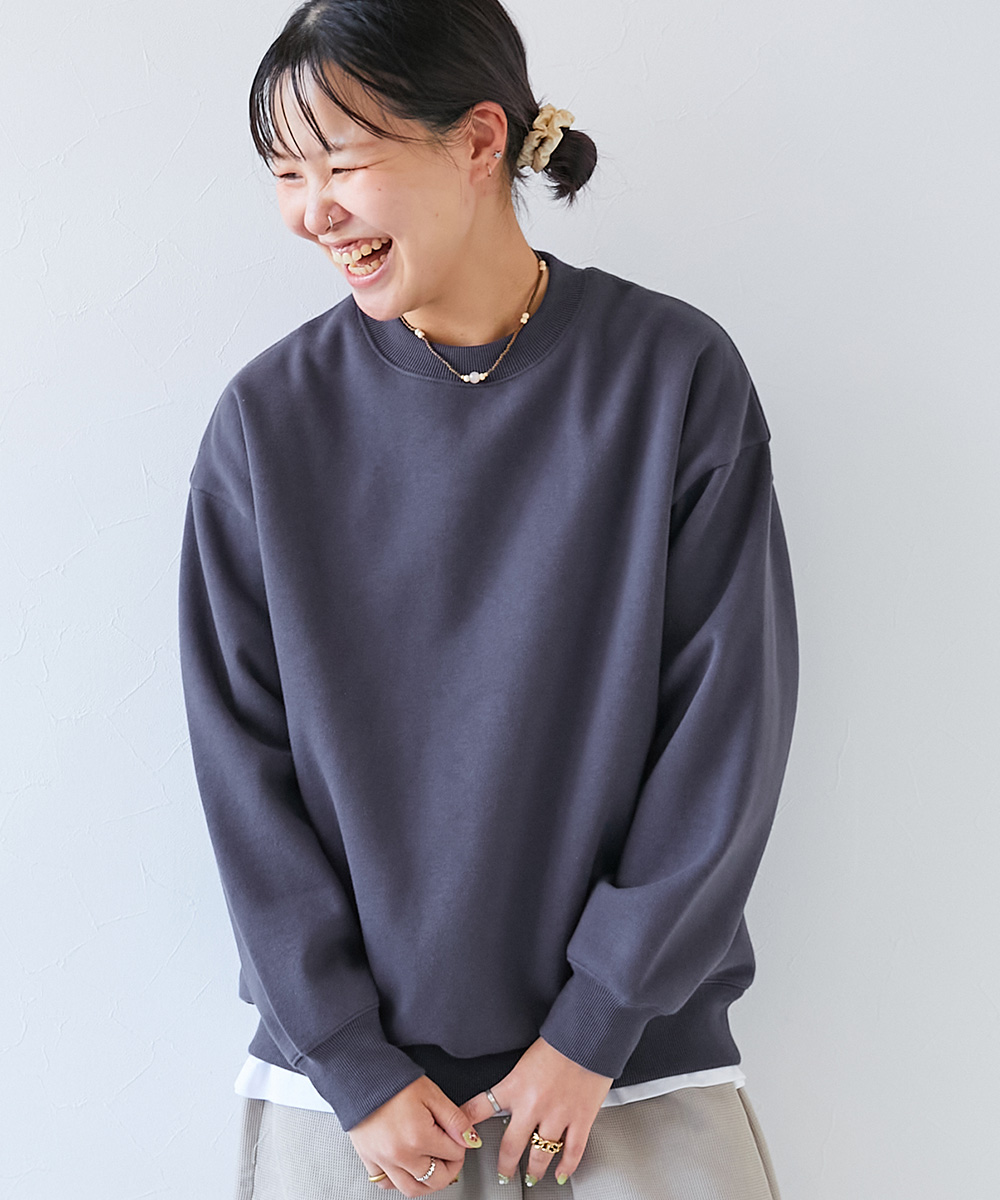 リンクコーデ おそろい トレーナー トップス カラフルスウェット ふっくら裏起毛 無地 大人トレーナー キッズ 子供服 男の子 女の子  デビロック devirock | devirock | 07