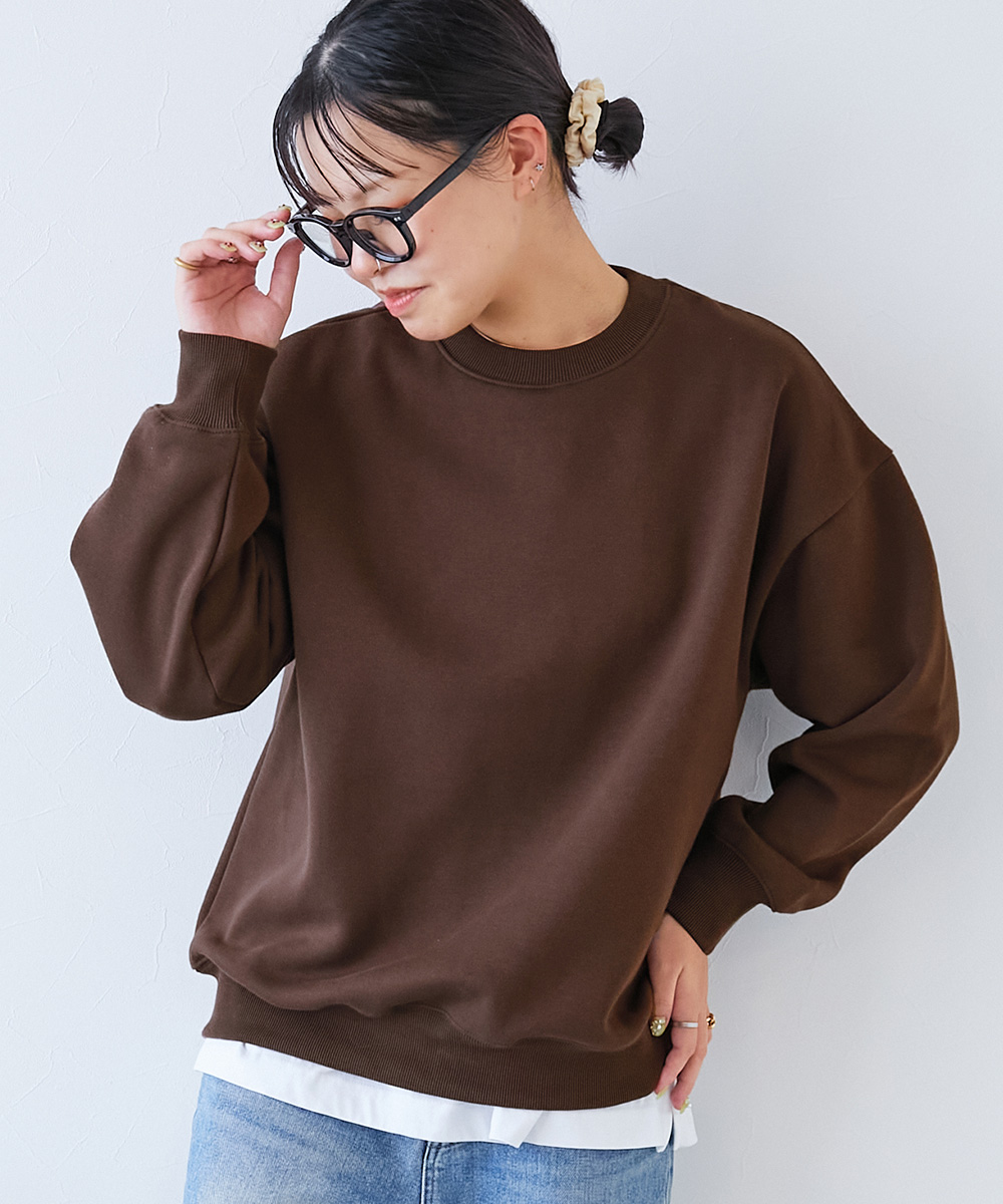リンクコーデ おそろい トレーナー トップス カラフルスウェット ふっくら裏起毛 無地 大人トレーナー キッズ 子供服 男の子 女の子  デビロック devirock | devirock | 08