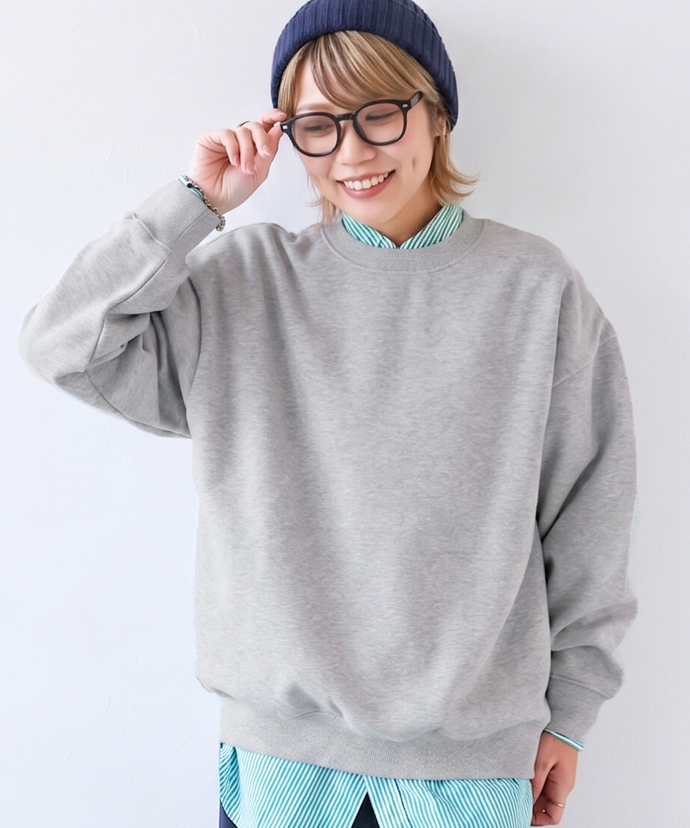 リンクコーデ おそろい トレーナー トップス カラフルスウェット ふっくら裏起毛 無地 大人トレーナー キッズ 子供服 男の子 女の子  デビロック devirock | devirock | 09
