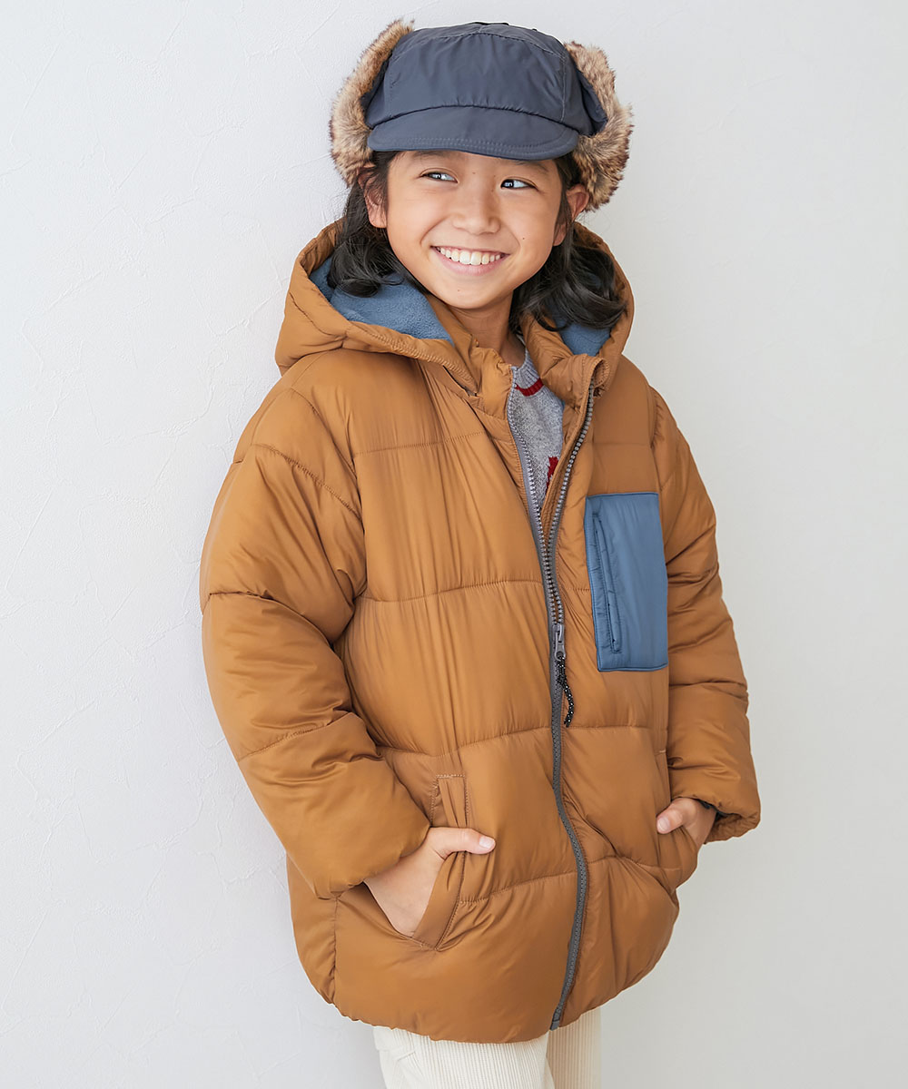 洗える ファイバーダウン フードが取り外せる あったか防風 ジャケット | devirock | 06