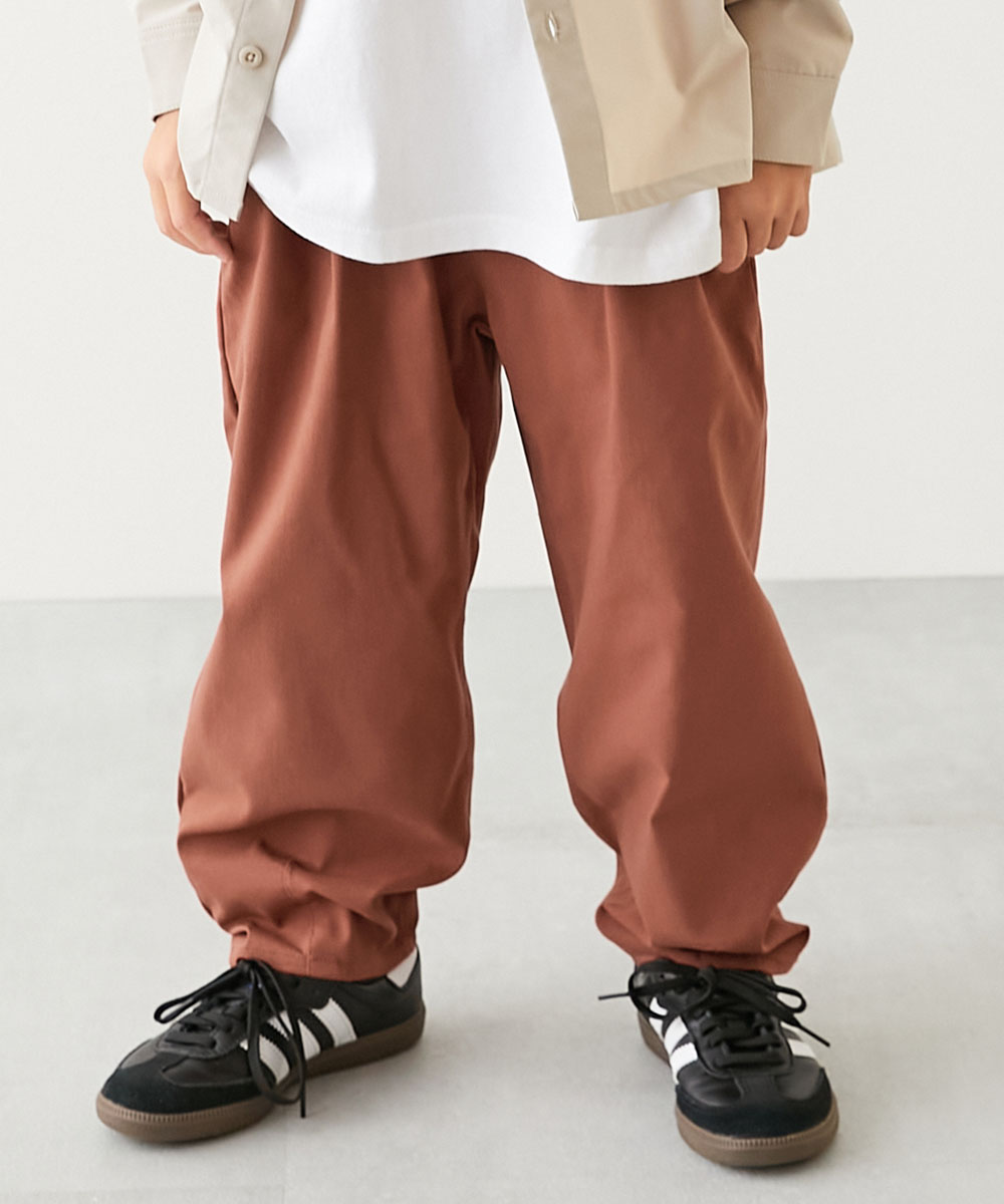 チノパンツ ロングパンツ 長ズボン ボトムス よくばりストレッチ ツイル ルーズタックパンツ キッズ 子供服 男の子 女の子  デビロック devirock | devirock | 06