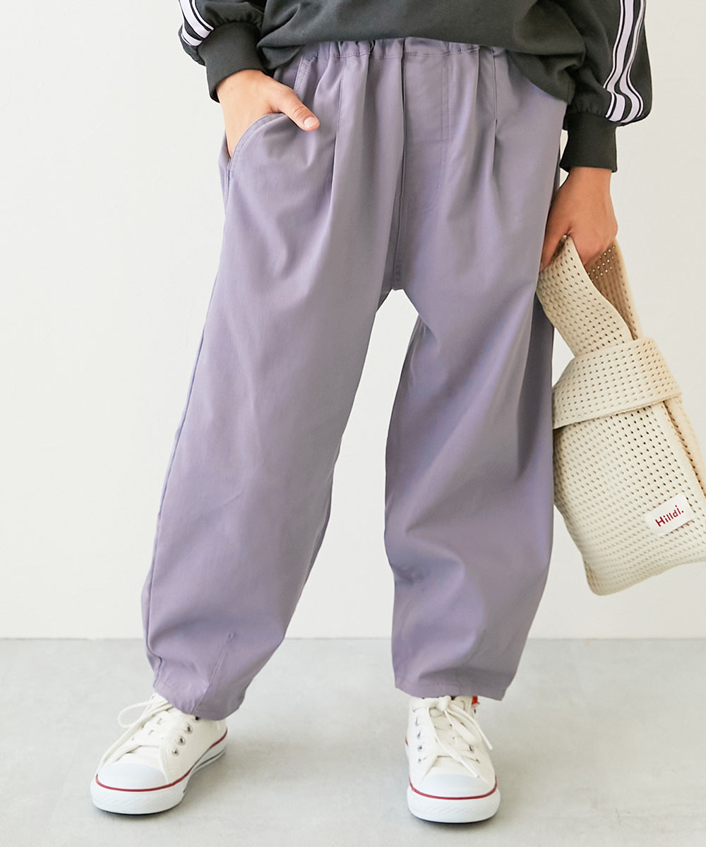 チノパンツ ロングパンツ 長ズボン ボトムス よくばりストレッチ ツイル ルーズタックパンツ キッズ 子供服 男の子 女の子  デビロック devirock | devirock | 05