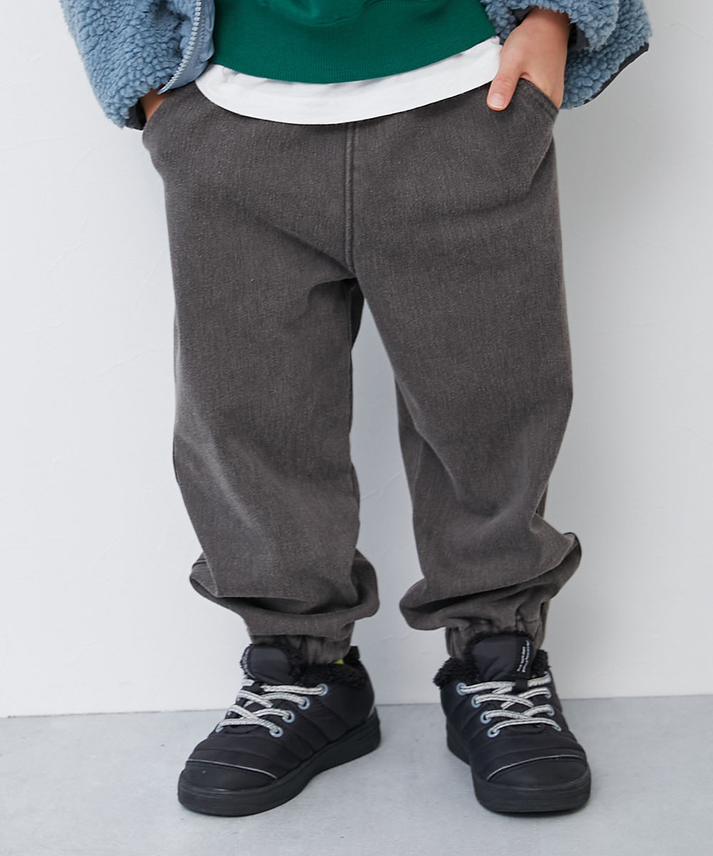 devirock（デビロック） ロングパンツ 長ズボン ボトムス デニム風 裏