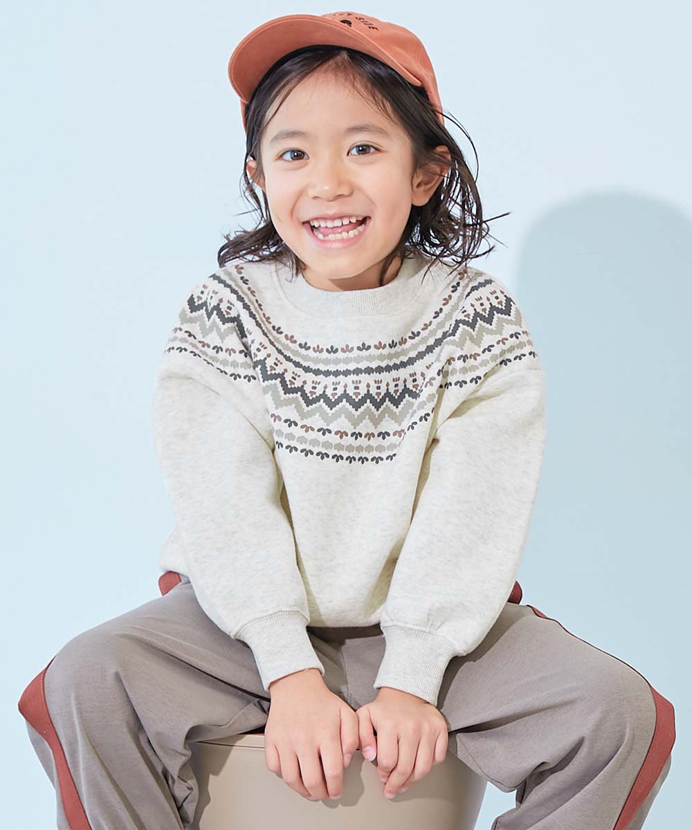 リンクコーデ 親子コーデ お揃い オーバーサイズ デビラボ プリント 裏起毛 BIGシルエットトレーナー キッズ 子供服 男の子 女の子 デビロック devirock | devirock | 06