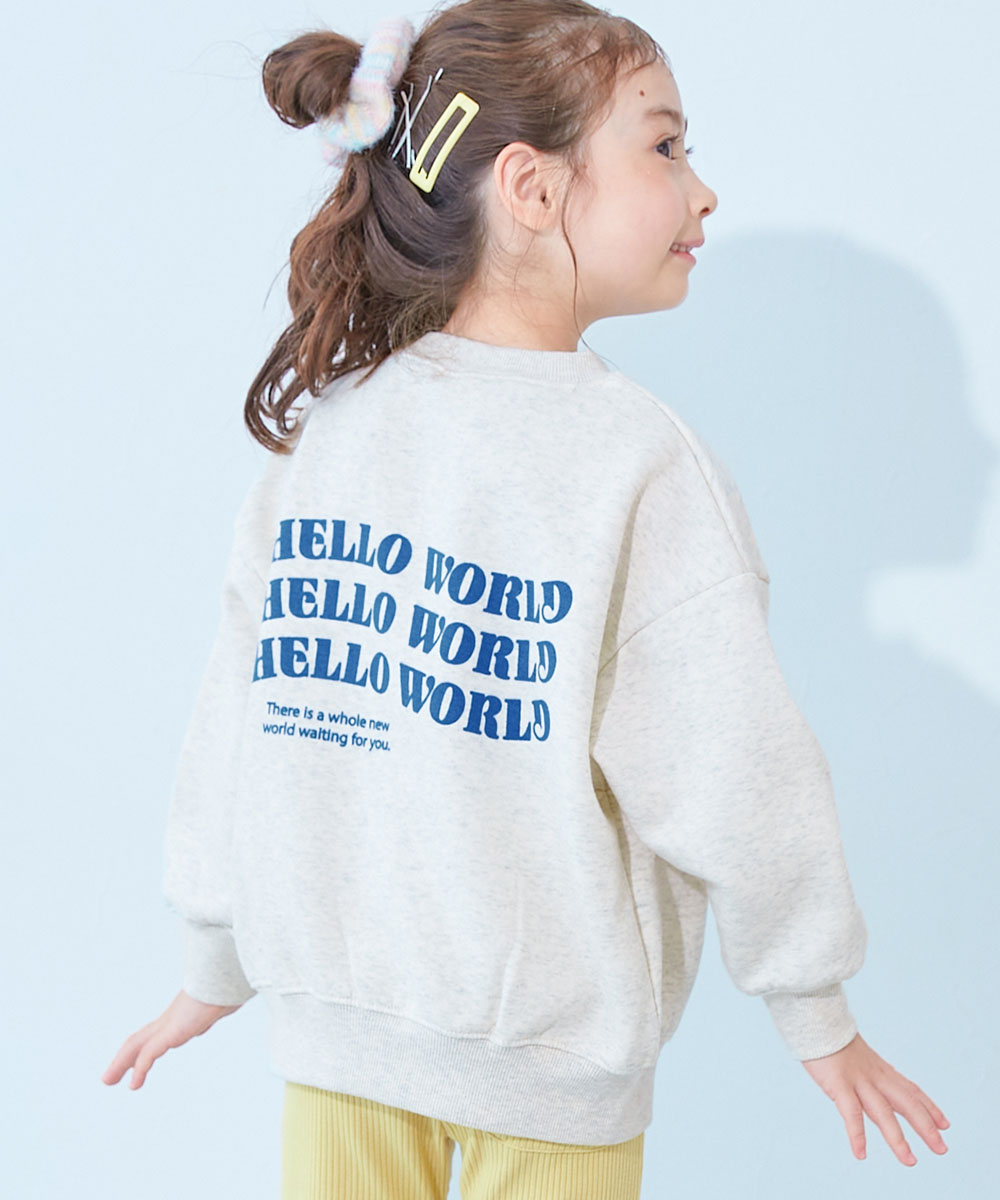 リンクコーデ 親子コーデ お揃い オーバーサイズ デビラボ プリント 裏起毛 BIGシルエットトレーナー キッズ 子供服 男の子 女の子 デビロック devirock | devirock | 19