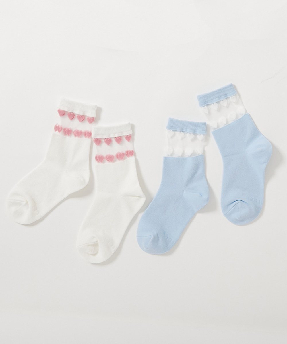 入園 入学 通園 通学 小学校 幼稚園 保育園 ソックス 靴下 小学生 2足セット ガールズデザインソックス キッズ 子供服 女の子  デビロック devirock 26ss_girls | devirock | 02