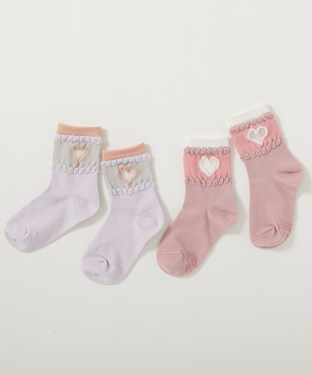 入園 入学 通園 通学 小学校 幼稚園 保育園 ソックス 靴下 小学生 2足セット ガールズデザインソックス キッズ 子供服 女の子  デビロック devirock 26ss_girls | devirock | 04