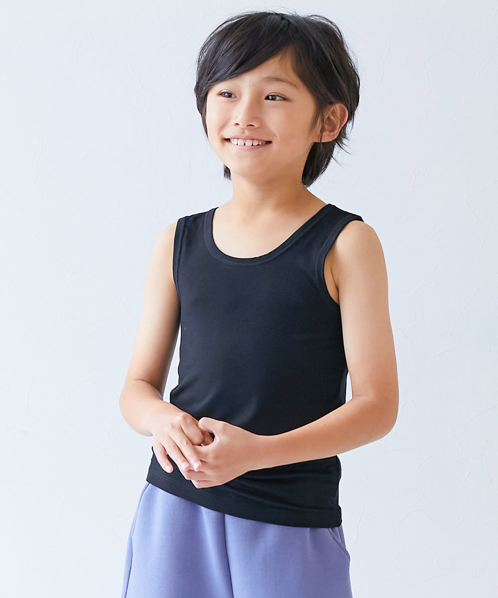 インナーシャツ 肌着インナーウェア えらべる袖丈 どっちも前 インナーシャツ キッズ 子供服 男の子 女の子  デビロック devirock | devirock | 02