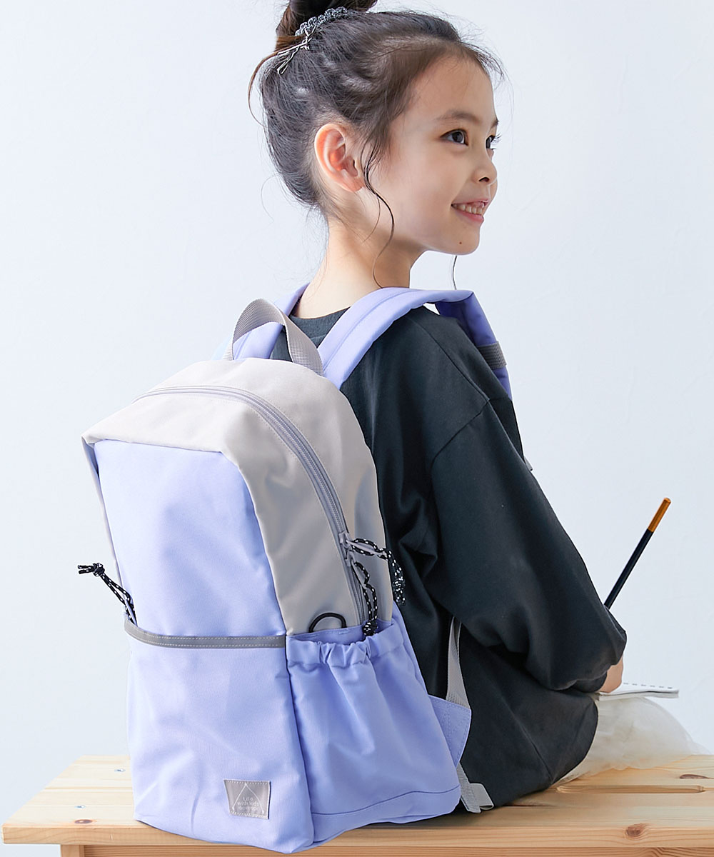 リュックサック バッグ A4サイズ対応 えらべる2サイズ スクール リュックサック(14.5L 18L) キッズ 子供服 男の子 女の子  デビロック devirock | devirock | 05