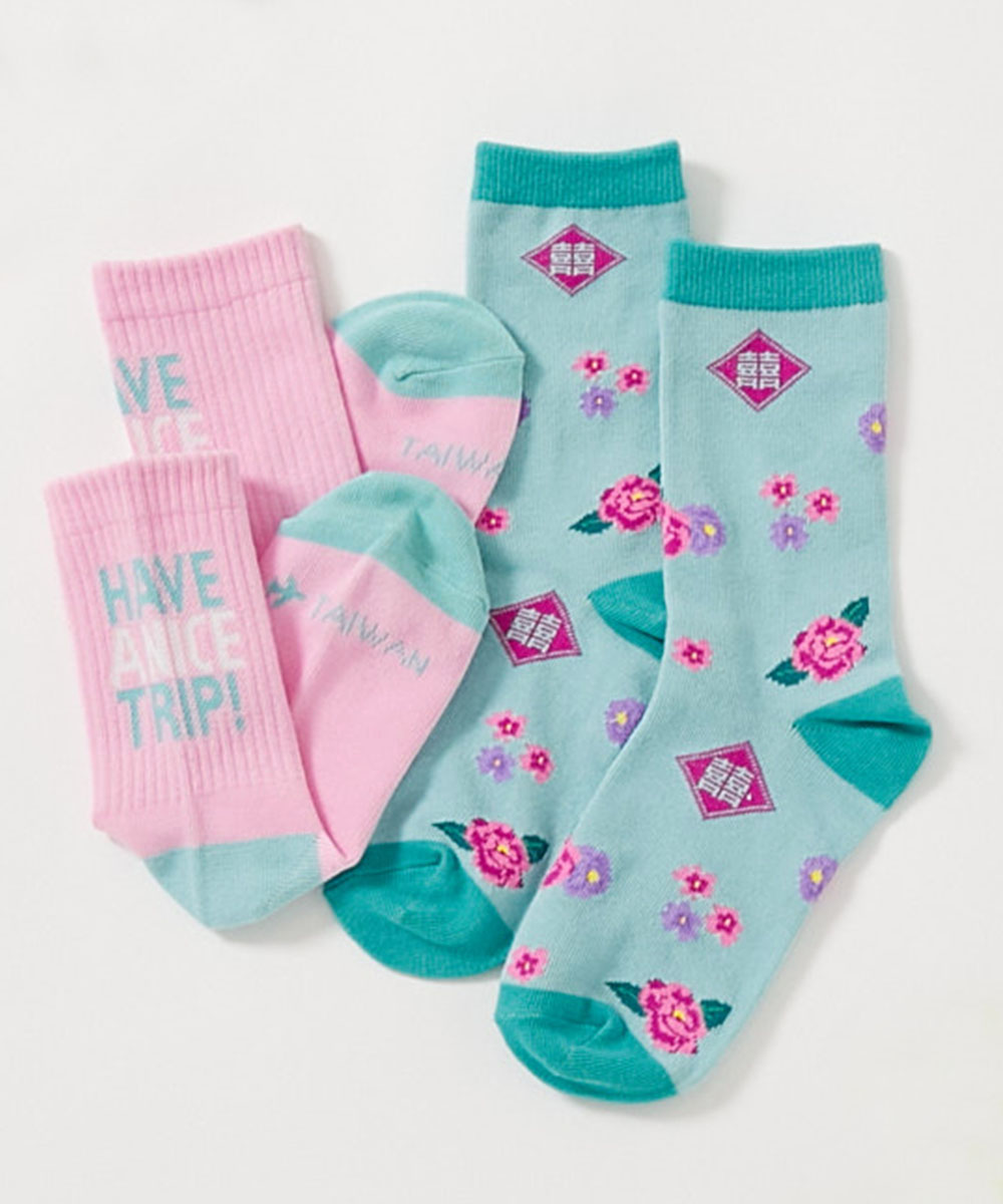 クルーソックス カラーソックス 靴下 【旅するデビロック】モチーフソックス 2足セット キッズ 子供服 男の子 女の子  デビロック devirock | devirock | 02