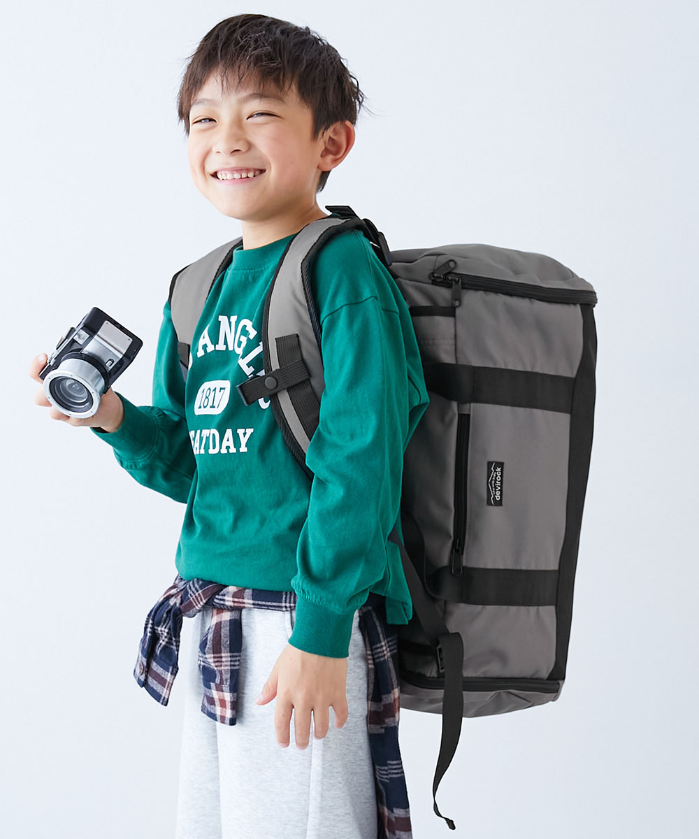 小学校 旅行 修学旅行 林間学校 合宿 キャンプ お泊り 遠足 大容量 リュックサック バッグ 親子で使える 3WAY スポーツバッグ(30L) キッズ デビロック devirock | devirock | 05