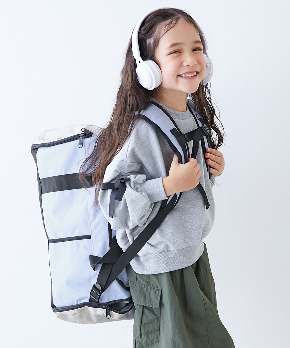 小学校 旅行 修学旅行 林間学校 合宿 キャンプ お泊り 遠足 大容量 リュックサック バッグ 親子で使える 3WAY スポーツバッグ(30L) キッズ デビロック devirock | devirock | 08