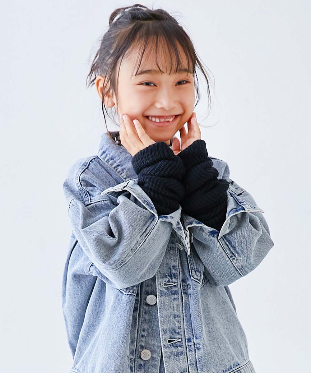 レッグウォーマー  2WAY 防寒 アームウォーマーにもなる ふんわりあったかレッグウォーマー キッズ 子供服 男の子 女の子  デビロック devirock | devirock | 02