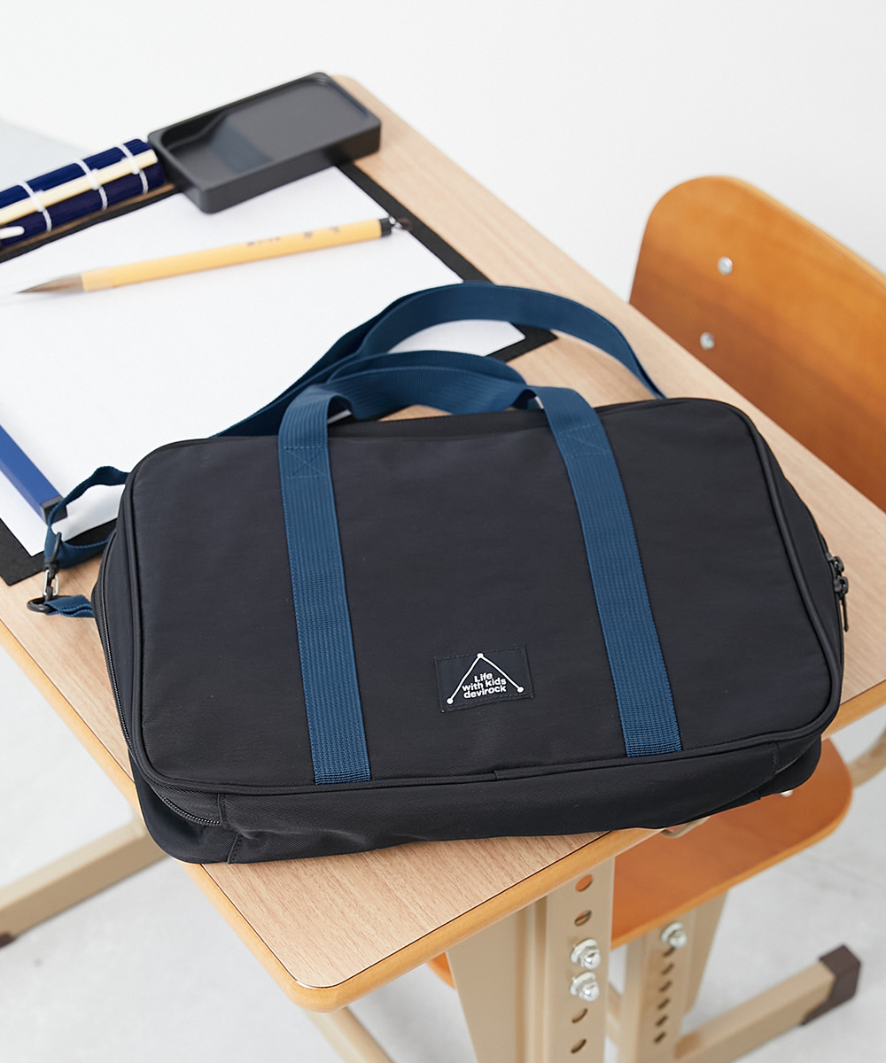 スクールバッグ トートバッグ 入園 入学 通園 通学 小学校 メッシュ切り替え バイカラー 書道バッグ(ショルダーストラップ付き) キッズ デビロック devirock | devirock | 01