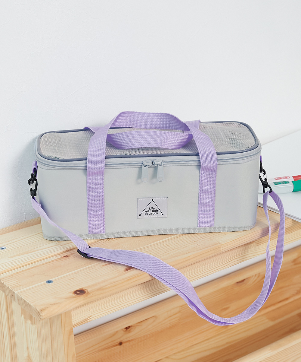 スクールバッグ トートバッグ 入園 入学 通園 通学 小学校 メッシュ切り替え バイカラー 絵の具バッグ(ショルダーストラップ付き) キッズ デビロック devirock | devirock | 03