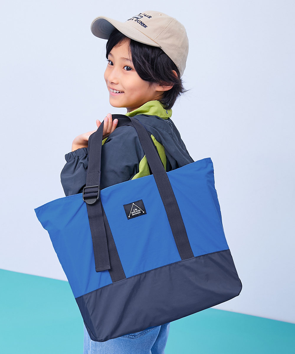 スクールバッグ トートバッグ 入園 入学 通園 通学 小学校 持ち手が調整できる バイカラー レッスンバッグ キッズ 子供服 男の子 女の子  デビロック devirock | devirock | 02
