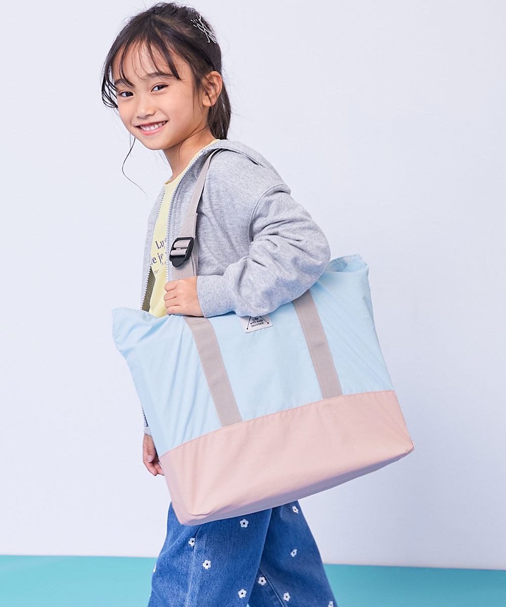スクールバッグ トートバッグ 入園 入学 通園 通学 小学校 持ち手が調整できる バイカラー レッスンバッグ キッズ 子供服 男の子 女の子  デビロック devirock | devirock | 06