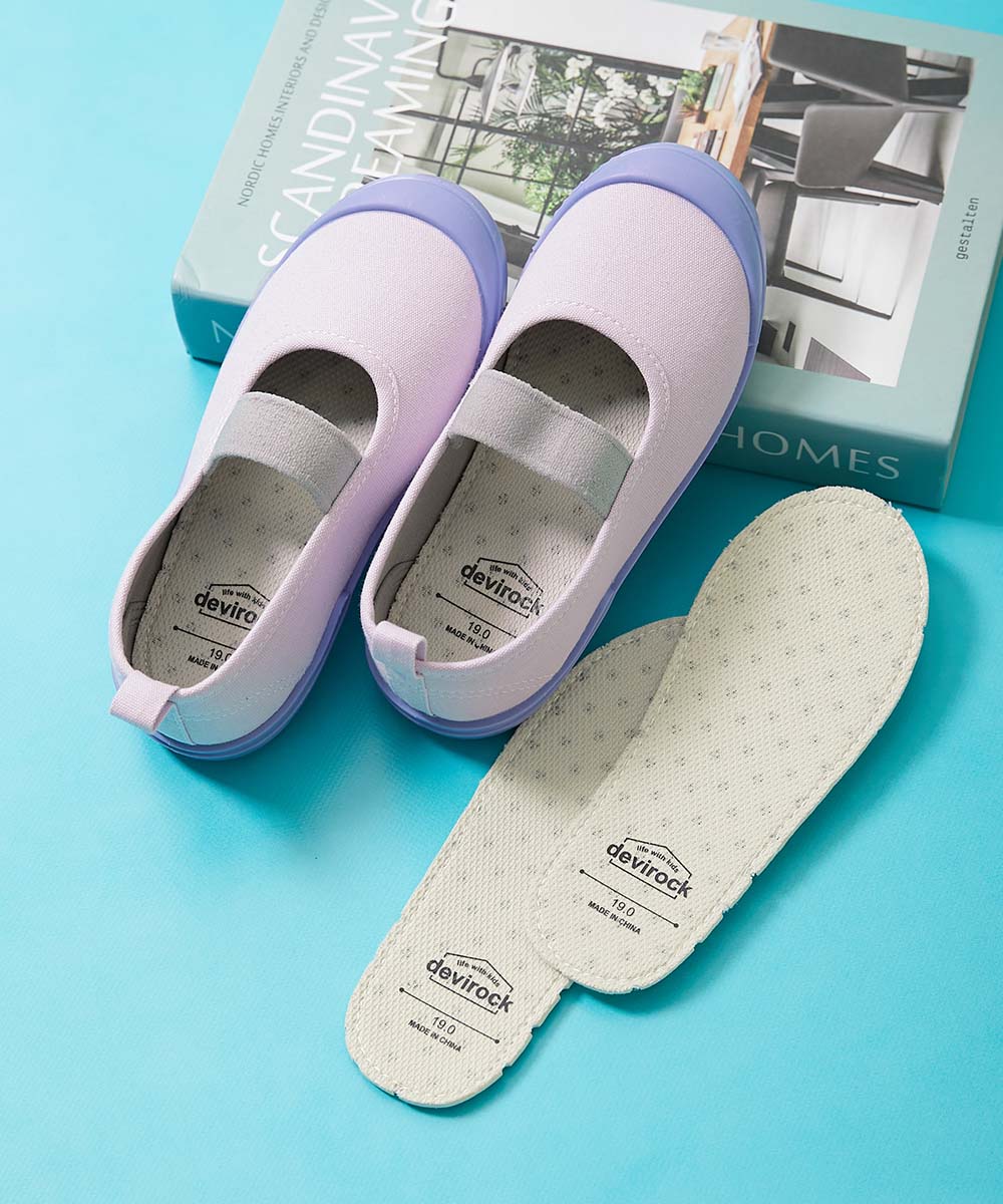 上靴 入園 入学 通園 通学 小学校 ゆったりフィット 汚れが目立たない カラー上履き(上靴) インソール2枚付き  子供服 男の子 女の子  デビロック devirock | devirock | 02