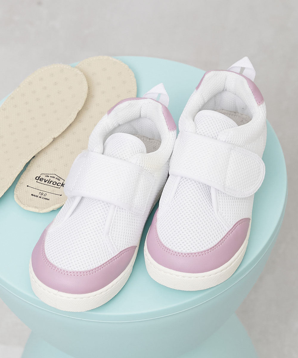 スペアインソール 上靴 入園 入学 通園 通学 小学校 ベルトでサイズ調整できる メッシュ上履き（上靴）インソール2枚付き キッズ 男の子 女の子 devirock | devirock | 03