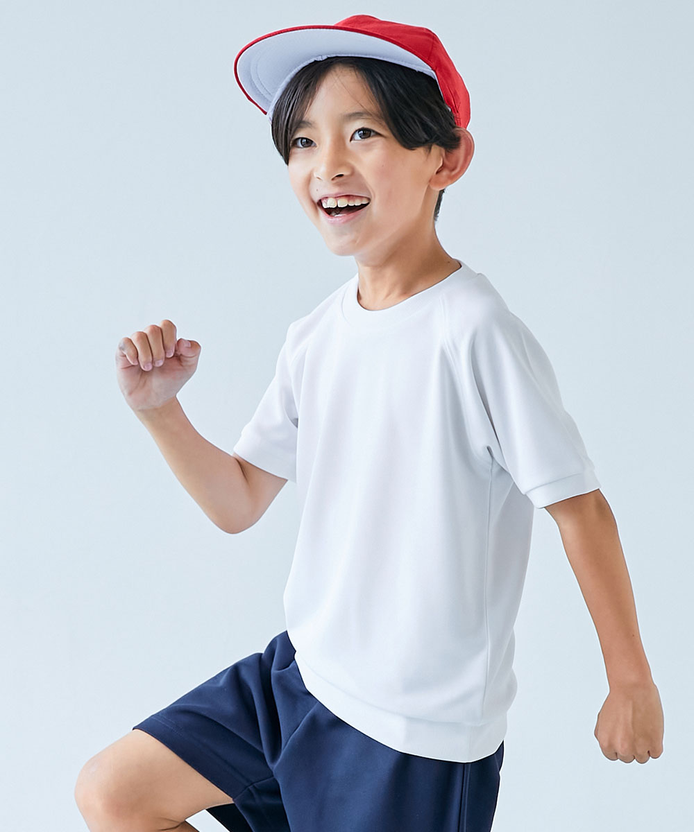 小学校 運動会 体操服 体操着 半袖 長袖 乾燥機対応 袖丈がえらべる スクール体操服 トップス キッズ ベビー服 子供服 男の子 女の子  デビロック devirock | devirock | 02