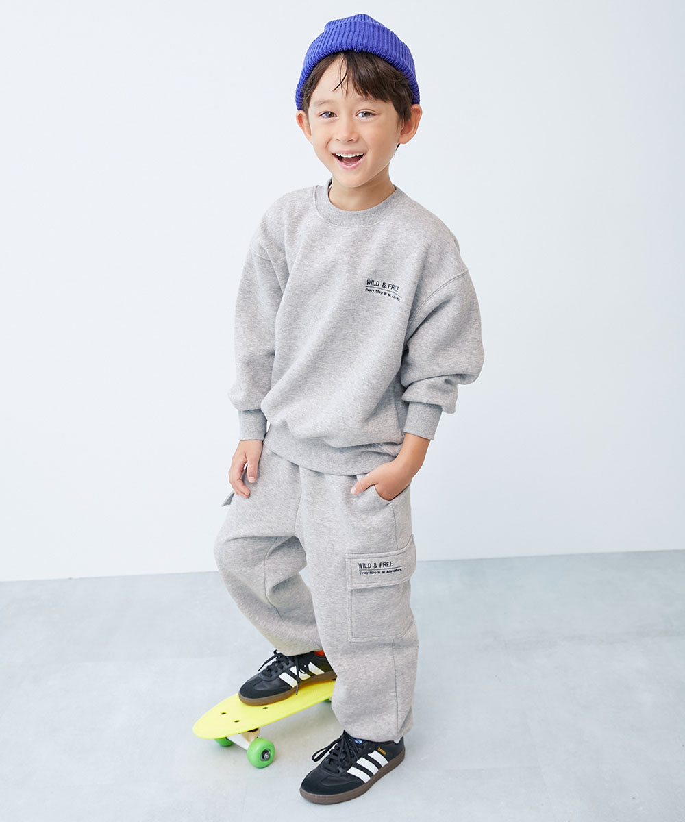 セットアップ オールインワン ストリート風 カーゴデザイン 裏起毛 セットアップ キッズ 子供服 男の子 女の子  デビロック devirock | devirock | 03