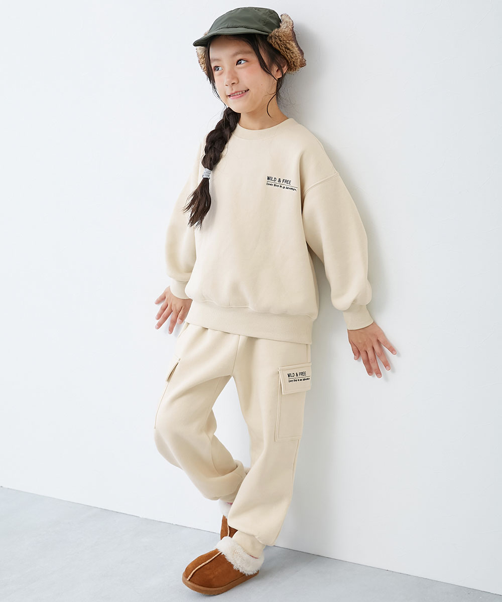 セットアップ オールインワン ストリート風 カーゴデザイン 裏起毛 セットアップ キッズ 子供服 男の子 女の子  デビロック devirock | devirock | 01