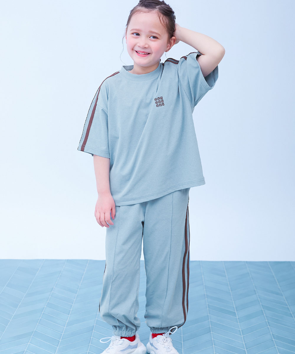 ウエストゴム 【devirock×えぬくんちゃんねる】イージーウォッシュ 乾燥機OK 防汚 えらべるパンツ丈 セットアップ キッズ 子供服 デビロック えぬくん特集 | devirock | 04