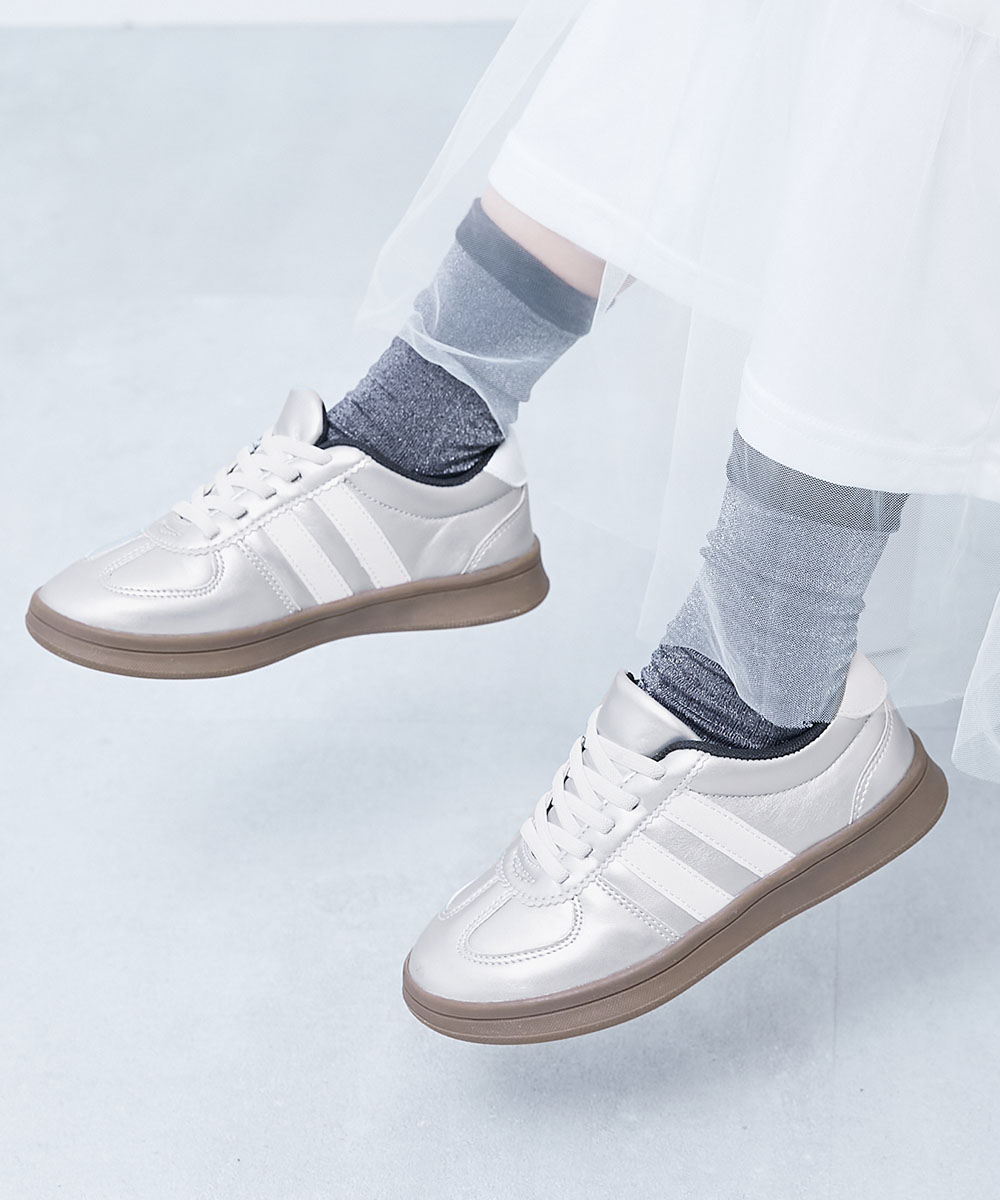 スニーカー シューズ 靴 フォーマル使いもできる ラインスニーカー キッズ 子供服 男の子 女の子  デビロック devirock | devirock | 03