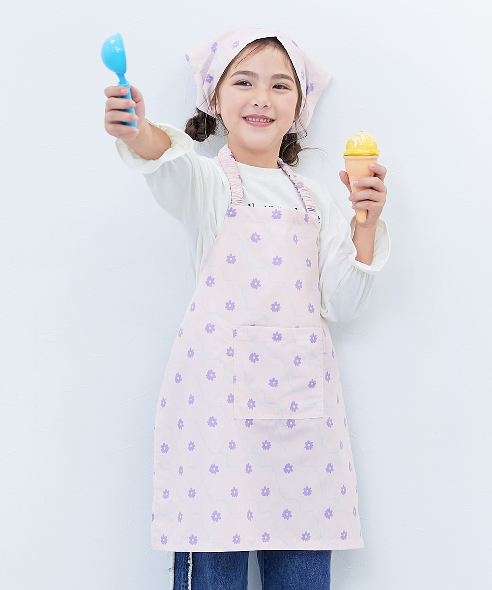 生活雑貨 キッチンウェア 速乾 しわになりにくい エプロン キッズ 子供服 男の子 女の子 デビロック devirock