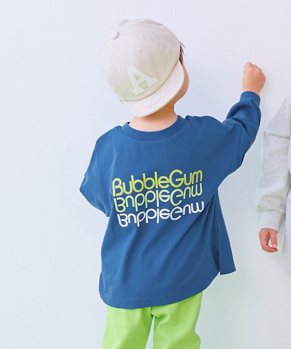 ロンT トップス 【EN-JOY】どっちも前だから1人でお着替え カラフル 長袖Tシャツ キッズ 80cm 90cm 100cm 110cm 120cm 130cm 保育園 幼稚園 通園 | devirock | 11