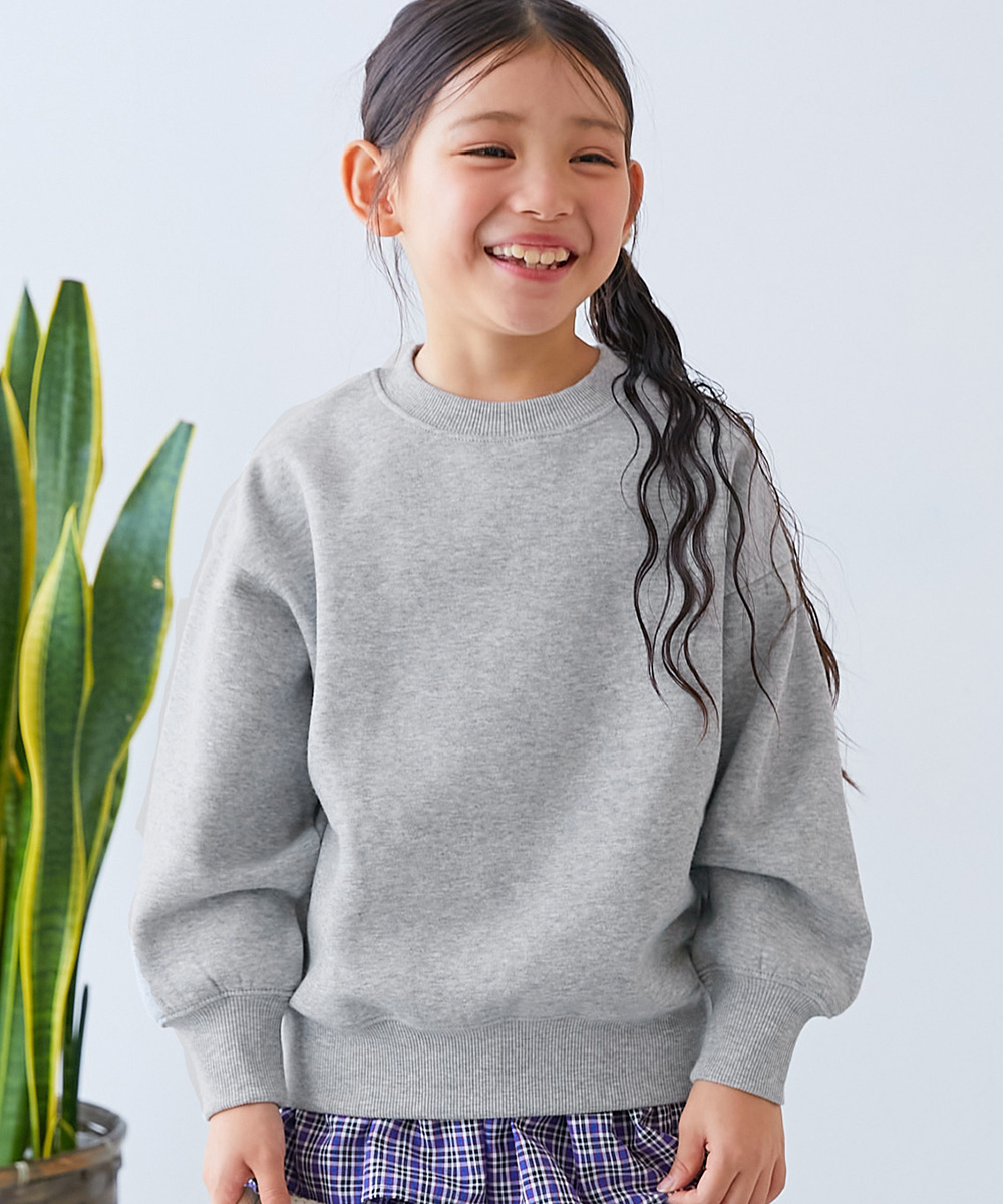 リンクコーデ  おそろい 通園 通学 トップス カラフルスウェット ふっくら裏起毛 無地トレーナー キッズ 子供服 男の子 女の子  デビロック devirock | devirock | 09
