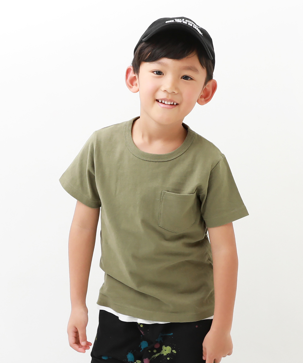 【アウトレットSALE/返品不可】子供服 無地クルーネックTシャツ キッズ ベビー 男の子 女の子 半袖Tシャツ Tシャツ トップス 半袖 devirock デビロック｜devirockstore｜11