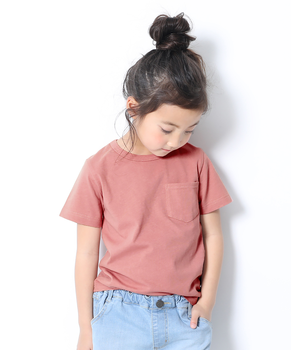 【アウトレットSALE/返品不可】子供服 無地クルーネックTシャツ キッズ ベビー 男の子 女の子 半袖Tシャツ Tシャツ トップス 半袖 devirock デビロック｜devirockstore｜14