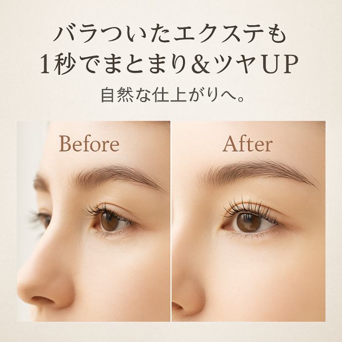 Foula エクステ持続アップ コーティング ブラシタイプ まつげエクステ