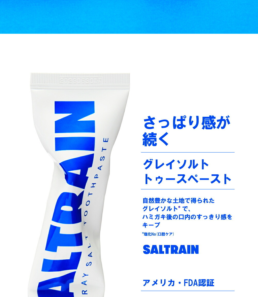 韓国コスメ SALTRAIN 歯磨き粉 歯みがき粉 ハミガキ粉 トゥーペースト さっぱり ミネラル DHOLIC - 通販 - PayPayモール