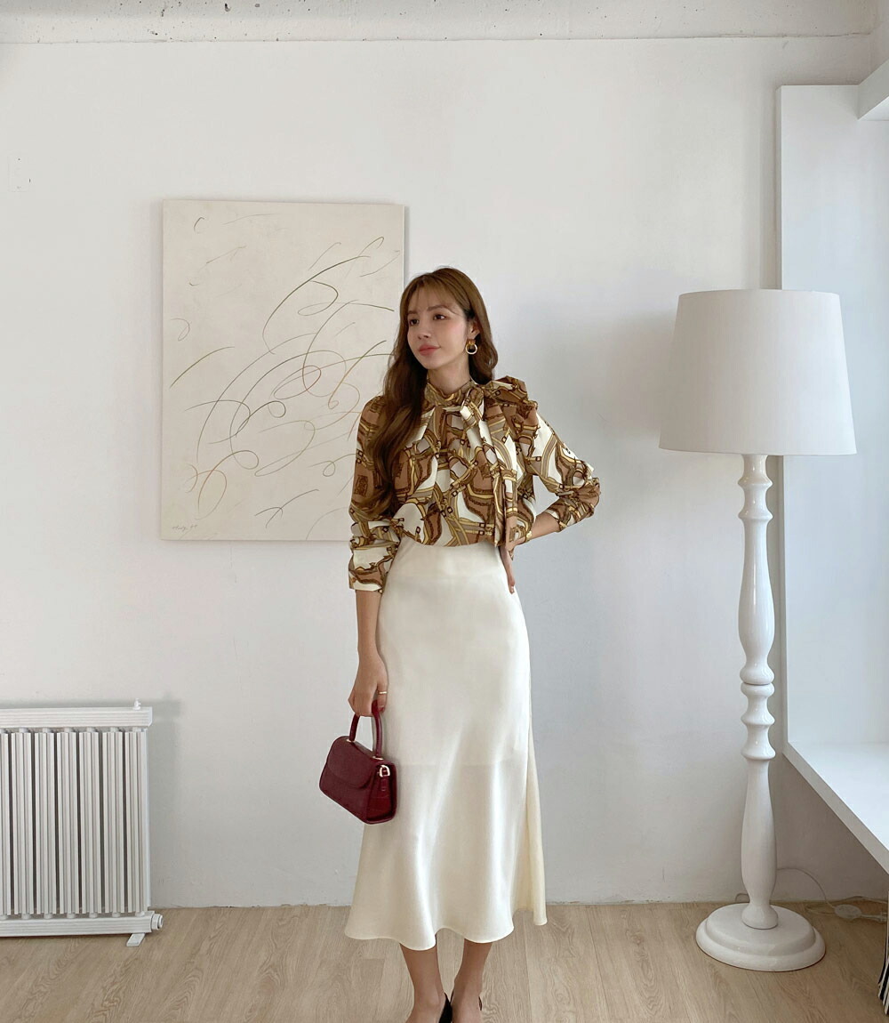 定番大得価 トップス 上品 春 秋 韓国 ファッション Dholic 通販 Paypayモール ブラウス 長袖 パターン リボン ハイネック ボタン 大人 ユニーク フェミニン 通販日本製 Scriptswholesale Com