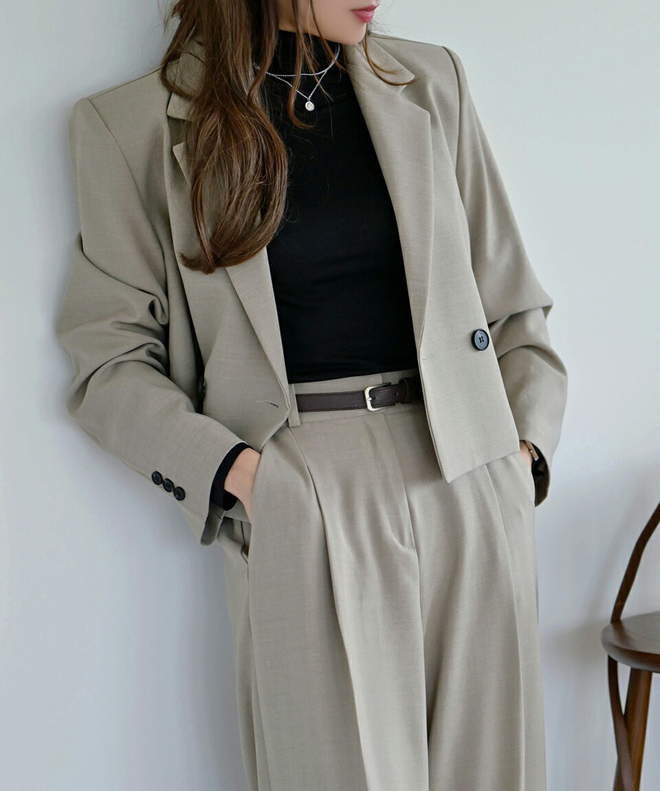 づいて 韓国 大人 オフィス 仕事 フォーマル 秋 冬 Dholic 通販 Paypayモール ファッション アウター ジャケット テーラード カラー 襟 ダブルジャケット 長袖 クロップド丈 ショート丈 レディース Www Blaskogabyggd Is