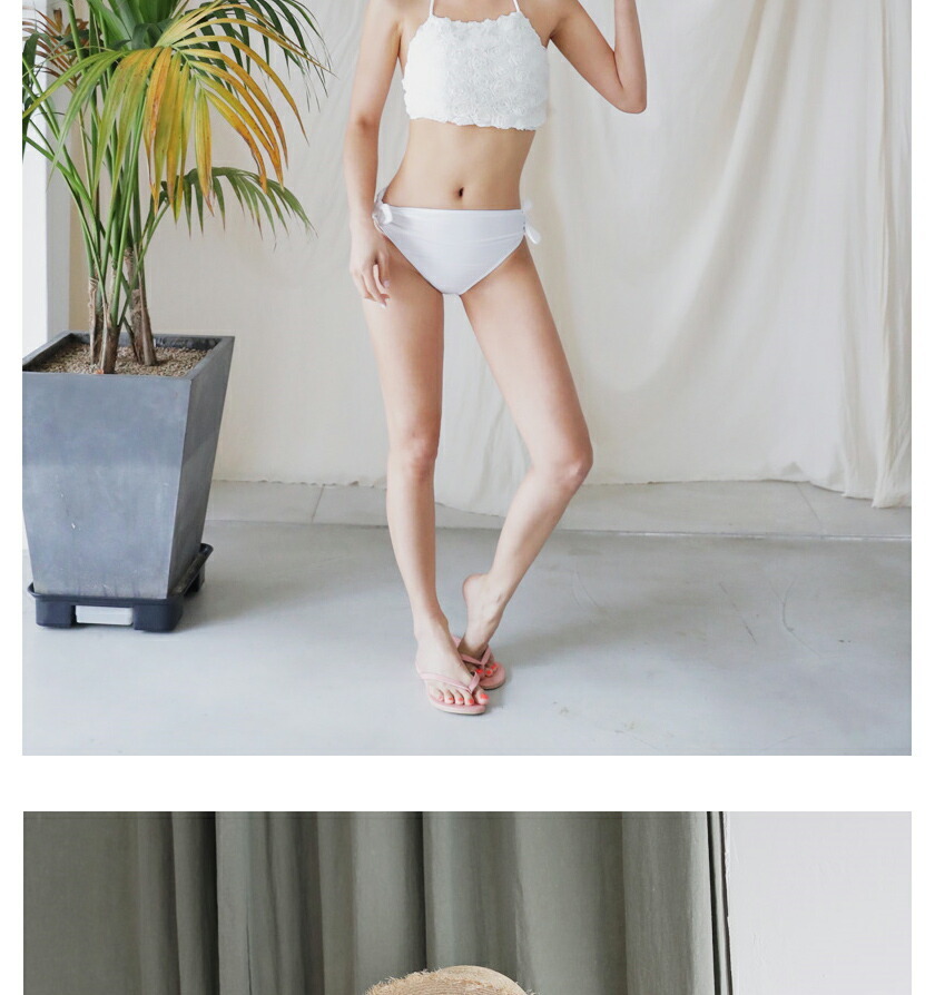 ストラップ Bw アメリカンスリーブ 盛れる 胸元カバー Dholic 通販 Paypayモール 水着 ビキニ フラワー 花柄 ホルター バンドゥ ノンワイヤ