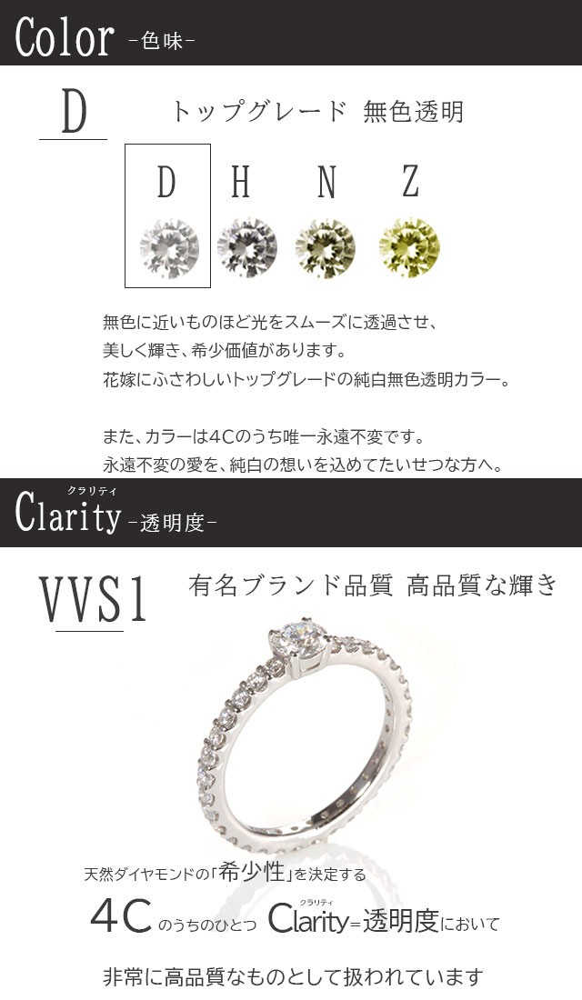 あすつく 婚約指輪 0.3ct D-VVS1-EX フルエタニティ イタリアンセッティングラウンドエタニティリング 天然ダイヤモンド 鑑定書付