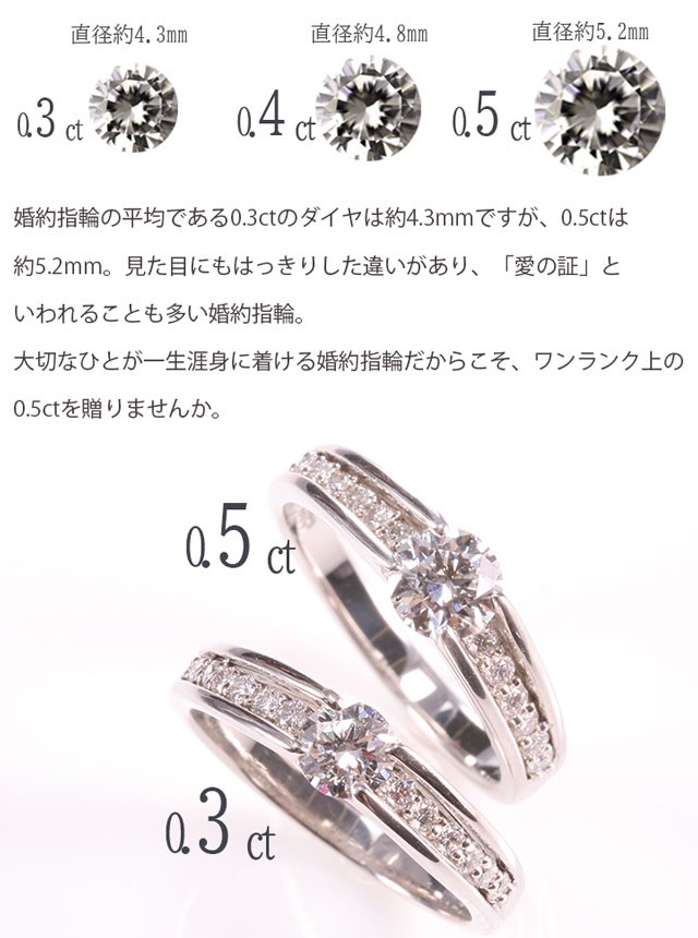 婚約指輪 安い 0.5ct D-IF-EX スタイリッシュエタニティ エンゲージリング あすつく 鑑定書付 婚約指輪 普段使い