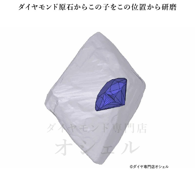 0.5カラット ハートシェイプ ダイヤモンドリング 指輪 Dカラー IF インターナリーフローレス品質 プラチナ ダイヤGIA鑑定書 刻印つき_14