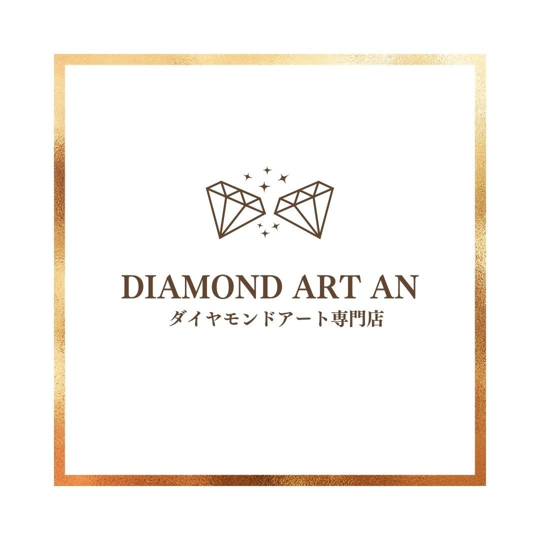 AM-248 ダイヤモンドアート ビーズアート 月　うさぎ　  額縁印刷 刺繍 作成キット