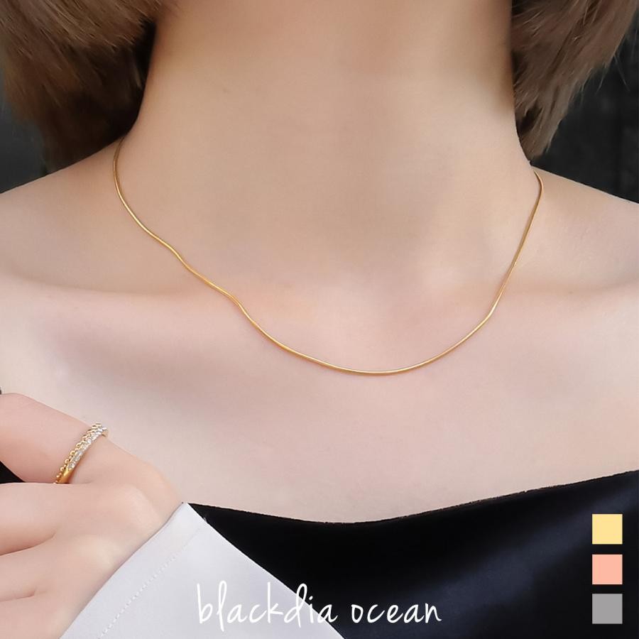 blackdia ocean（ブラックダイヤオーシャン） ネックレス スネーク