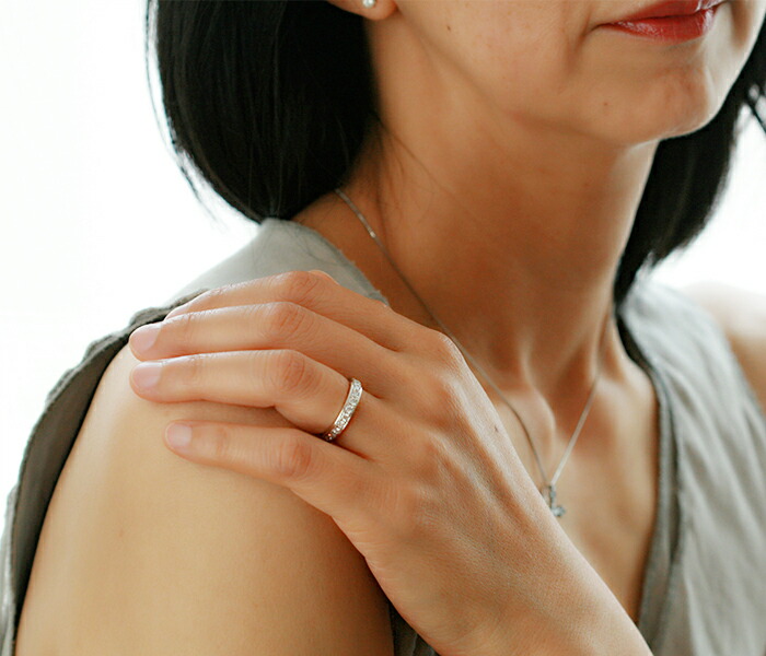 ダイヤモンド専門店THJ 指輪 エタニティ 0.5ct プラチナ900 THJ「縁