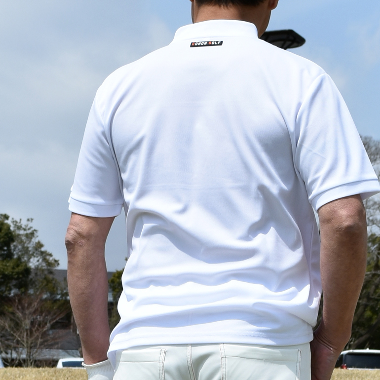 COMONGOLF ゴルフウェア メンズ 半袖 春夏 モックネック シャツ