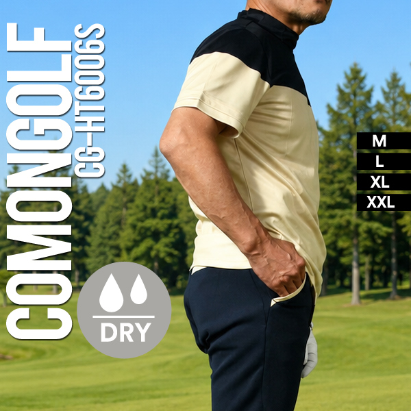 COMONGOLF（コモンゴルフ） ゴルフウェア メンズ 半袖 春夏 モック