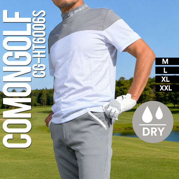 COMONGOLF（コモンゴルフ） ゴルフウェア メンズ 半袖 春夏 モック