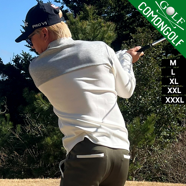COMONGOLF（コモンゴルフ） ゴルフウェア メンズ 秋冬 冬 長袖 モック